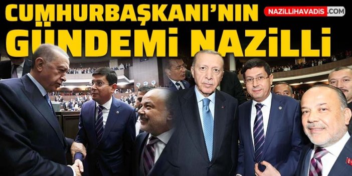 Başkan Özcan, Cumhurbaşkanı Erdoğan ile Nazilli’yi konuştu