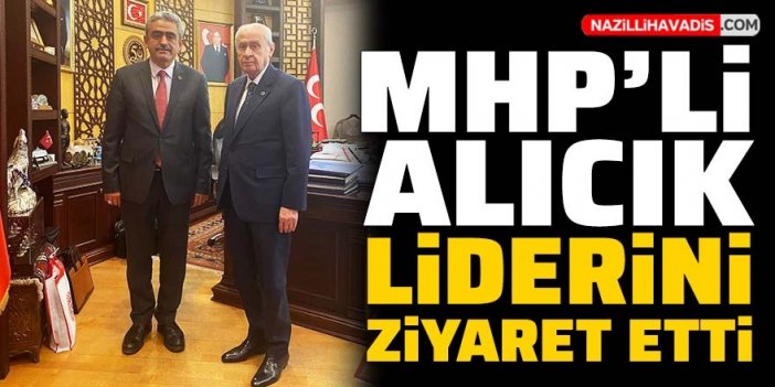 Haluk Alıcık, MHP lideri Devlet Bahçeli’yi ziyaret etti