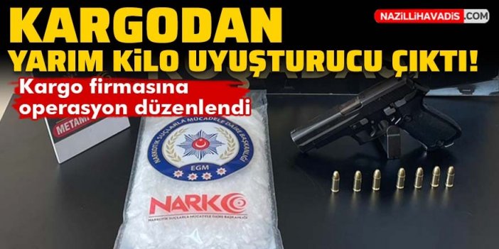 Zehir tacirlerinden şaşırtan yöntem...Kargodan yarım kilo uyuşturucu çıktı!