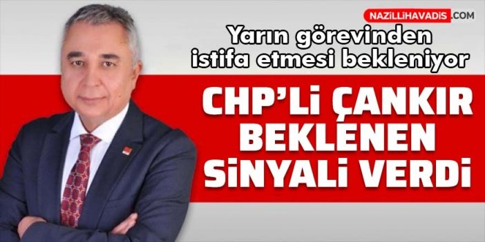 CHP Aydın İl Başkanı Çankır milletvekilliği aday adaylığının sinyalini verdi