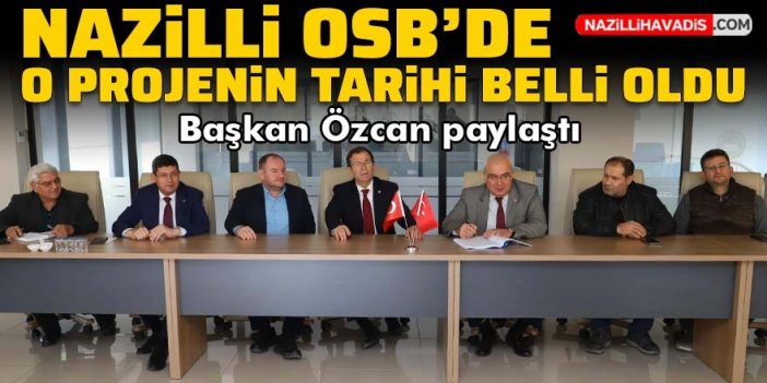 Nazilli OSB’de o projenin yer teslimi yapıldı