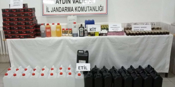 Didim'de etil alkol operasyonunda 1 kişi yakalandı