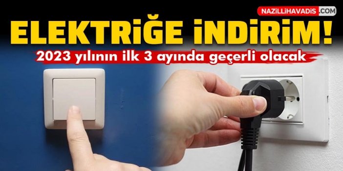 Elektriğe yüzde 16 indirim!