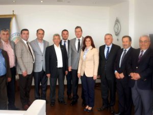 Aydın Ticaret Borsası, Çerçioğlu ve Özakcan’ı Ziyaret Etti
