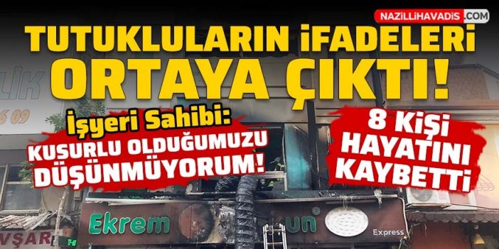 Nazilli patlamasında tutuklananların ifadeleri ortaya çıktı