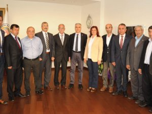 CHP İlçe Başkanları Başkan Çerçioğlu’nu Ziyaret Etti