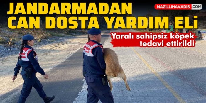 Jandarmadan can dosta yardım eli