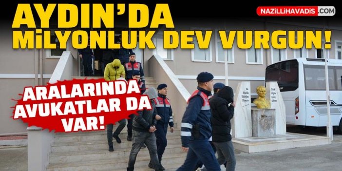 Aydın'da 342 milyon liralık dev vurgun: 104 kişi gözaltına alındı