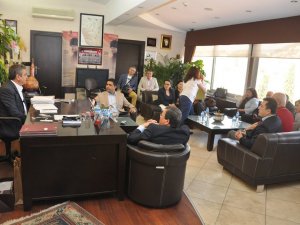 Ömer Günel’den Başkan Kayalı’ya Destek Ziyareti