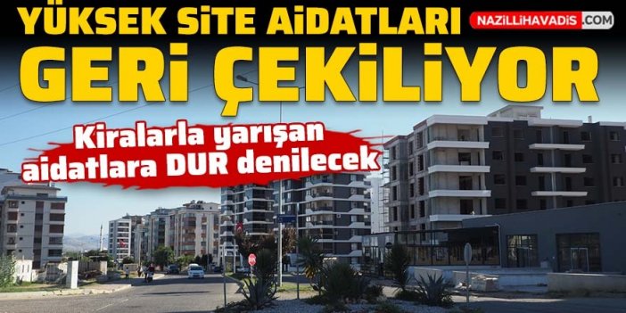 Yüksek site aidatlarına dur denilecek