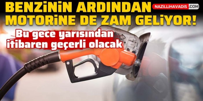 Son Dakika! Benzinden sonra motorine de zam geliyor