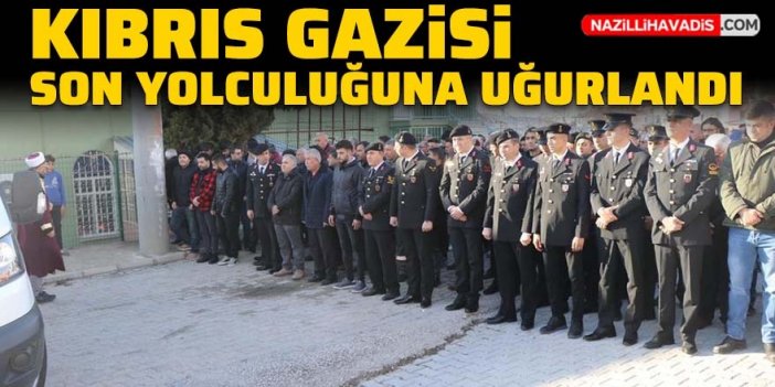 Kıbrıs gazisi son yolculuğuna uğurlandı