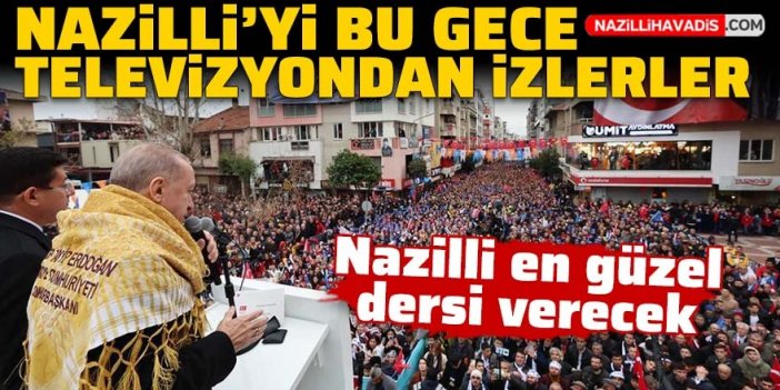 Cumhurbaşkanı Erdoğan Nazilli'de halka hitap etti: Nazilli en güzel dersi verecek