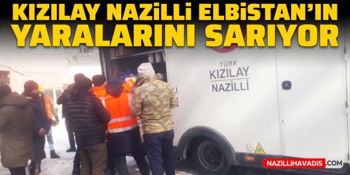 Türk Kızılay Nazilli Şubesi’nin ikram aracı Elbistan’da