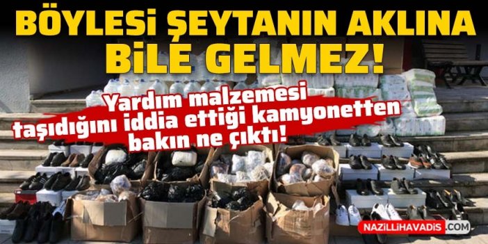 Deprem fırsatçıları bitmiyor! Yardım malzemelerinden esrar çıktı