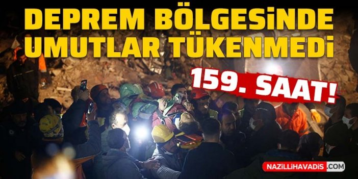 Deprem bölgesinde umutlar tükenmedi! Hatay'da depremin 159. saatinde bir kadın enkazdan sağ çıkarıldı