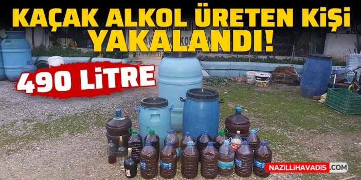 Aydın’da kaçak alkol operasyonu