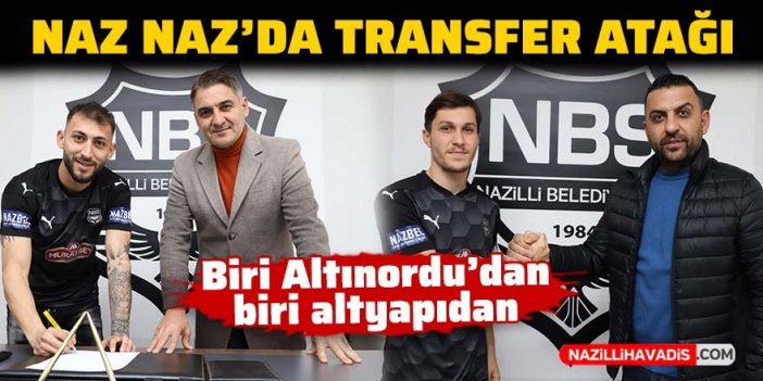 Nazilli Belediyespor'da transfer gelişmesi: Biri Altınordu’dan biri altyapıdan