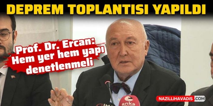 Jeofizik Mühendisleri toplantısının ana gündemi deprem