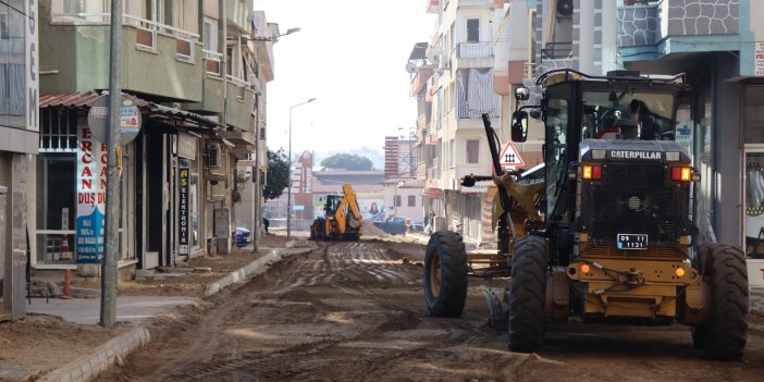 Nazilli Ziya Gökalp Caddesi'nde sona geliniyor