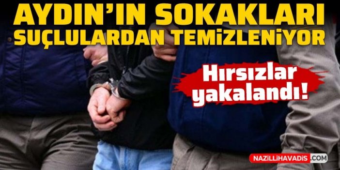 Aydın’da aranan üç hükümlü yakalandı