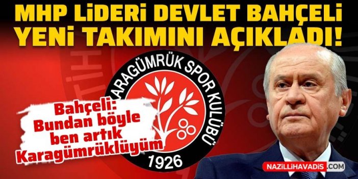 MHP Genel Başkanı Devlet Bahçeli yeni takımını açıkladı