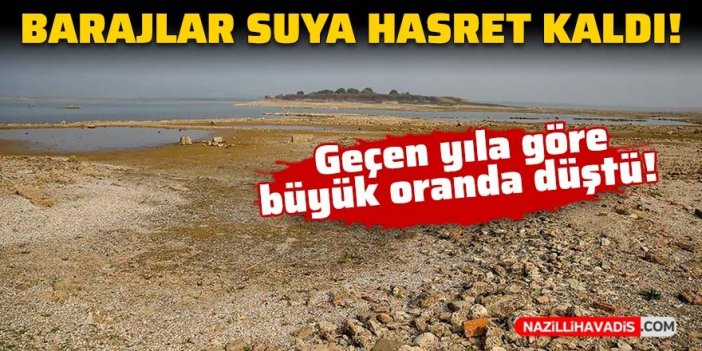 Ege Bölgesi'ndeki barajlar suya hasret kaldı!