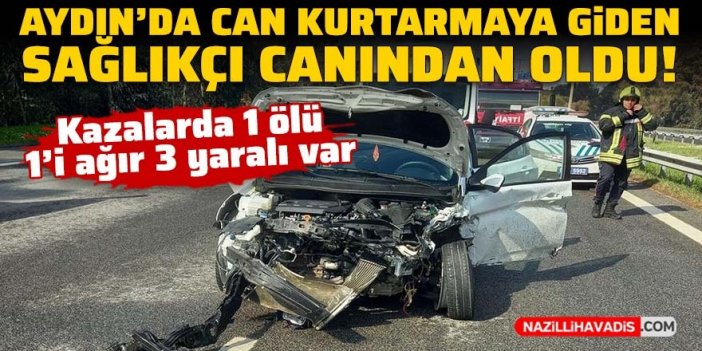 Aydın'da can kurtarmaya giden sağlıkcı canından oldu