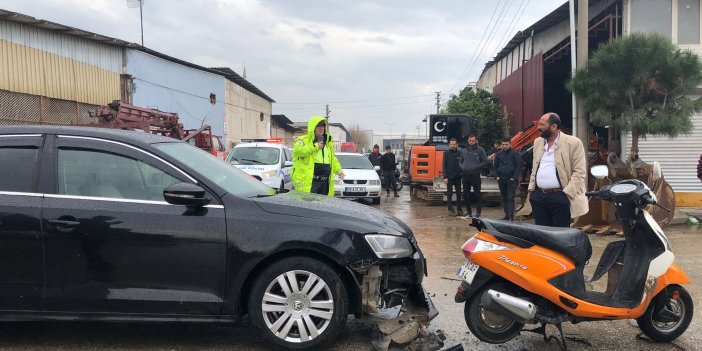 Nazilli'de trafik kazası: 1 kişi yaralandı