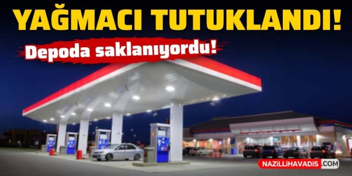 Akaryakıt istasyonunu yağmalayan şüpheli tutuklandı