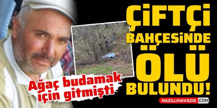 Çiftçi bahçesinde ölü bulundu