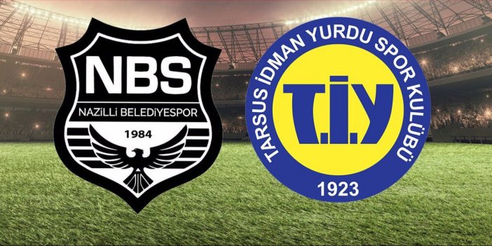 Nazilli Belediyespor kendi evinde Tarsus İdman Yurdu'yla karşı karşıya gelecek