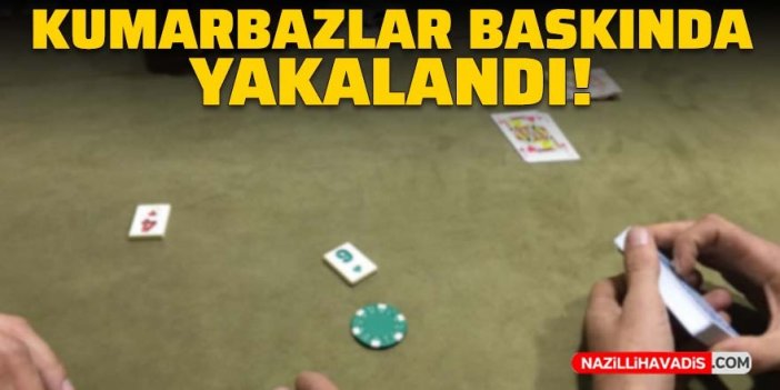 Kumarbazlar jandarma baskınında yakalandı!