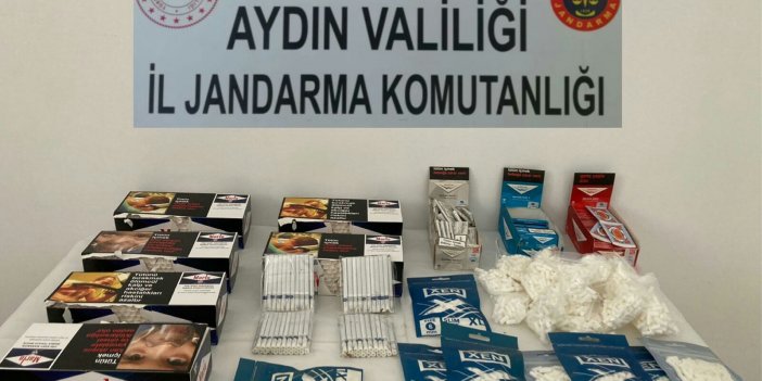 Aydın’da kaçak sigara operasyonu