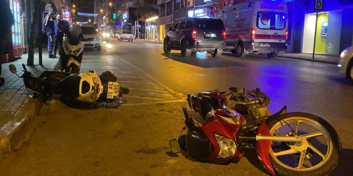 Nazilli’de iki motosiklet kafa kafaya çarpıştı: 2 yaralı