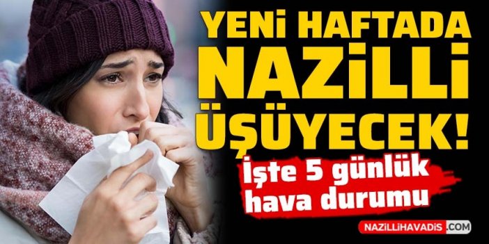 Yeni haftada soğuk hava geliyor! İşte 5 günlük hava durumu...