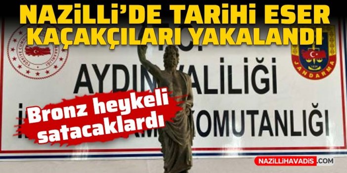 Nazilli'de tarihi eser kaçakçıları yakalandı