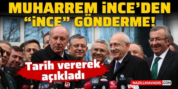 Muharrem İnce'den Kılıçdaroğlu'na sosyal medyadan ittifak göndermesi