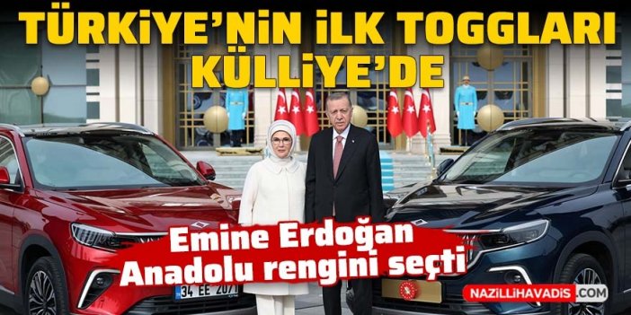 Türkiye'nin ilk TOGG'u Cumhurbaşkanı Erdoğan'a teslim edildi