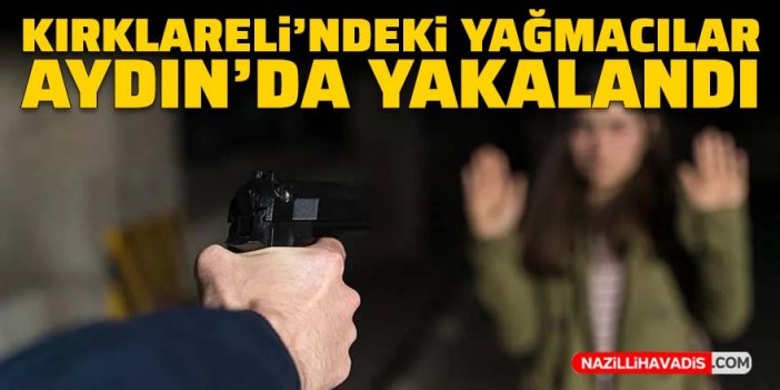 Kırklareli'ndeki yağmacılar Aydın'da yakalandı