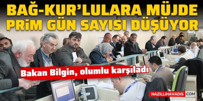 Bağ-Kur'lulara müjde!  Prim gün sayısı düşüyor