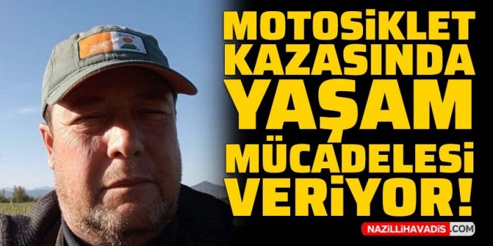 Muhtar azası motosiklet kazasında ağır yaralandı