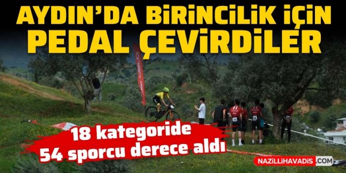 Aydın'da birincilik için pedal çevirdiler