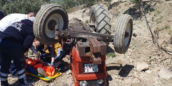 Aydın’da kullandığı traktörün altında kalan adam yaralandı