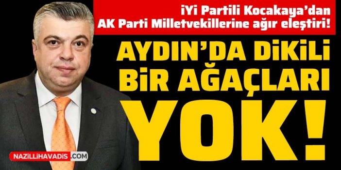 İYİ Parti’li Kocakaya’dan AK Parti Aydın Milletvekillerine salvo