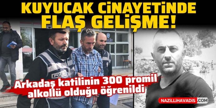 Kuyucak cinayetinde flaş gelişme: Arkadaş katili 300 promil alkollü çıktı