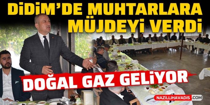 AK Partili Abak’tan müjde: Didim doğal gaza kavuşacak