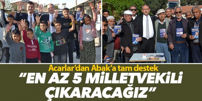 AK Partili Abak: “En az 5 milletvekili çıkaracağız”