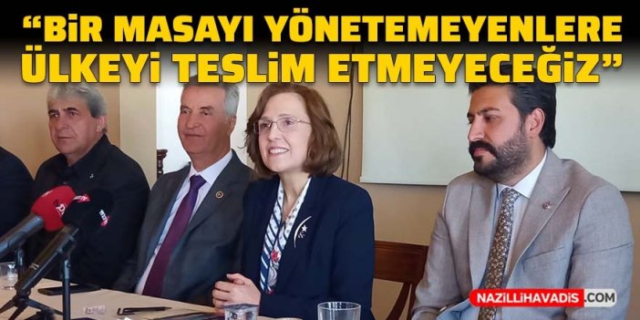 MHP'li Depboylu: Bir masayı yönetemeyenlere ülkeyi teslim etmeyeceğiz