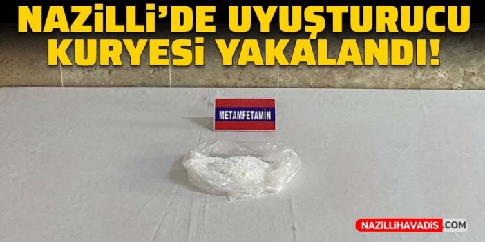 Nazilli'de motosikletiyle uyuşturucu taşıyan kişi yakalandı